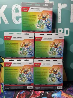 Pokemon TCG: First Partner Illustration Collection Boxes X5 Sealed - Image 2