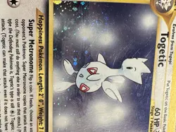Pokemon TCG Togetic Neo Genesis Holo Rare 16/111 60 HP Unlimited English - Image 3