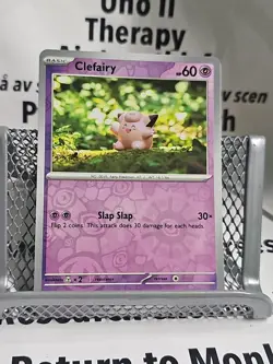 Pokemon TCG Clefairy 081/197 Sv03: Obsidian Flames Reverse Holo - Image 1
