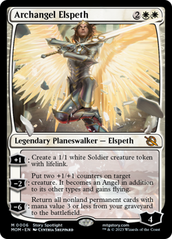 Archangel Elspeth March of the Machine HEAVILY PLD CARD ABUGames - Image 1