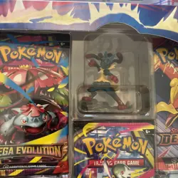 Pokemon TCG: Mega Lucario ex Figure Collection - Sealed - Image 2
