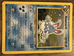 The Pokemon Company Azumarill Neo Genesis Holo Rare 2/111 70 HP Bubble Shower - Image 1