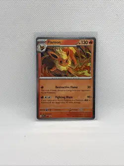 Flareon 167 Cosmos Holo🌀Swirl🌀 Black Star Promo Prismatic Evolutions NM - Image 1