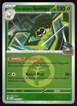 TEAM ROCKET'S SPIDOPS ( ASC 019/217 ) Reverse Holo - Pokemon - 2026 LP - Image 1
