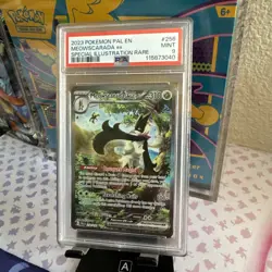 Pokemon Meowscarada ex 256/193 Special Illustration Rare Holo PSA 9 - Image 1
