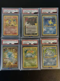 2021 Pokemon Celebrations Charizard Blastoise Venusaur Classic Base Set PSA 10 - Image 1