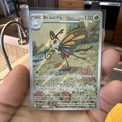 Pokemon TCG Beautifly 219/217 Ascended Heroes Illustration Rare Near Mint - Image 1