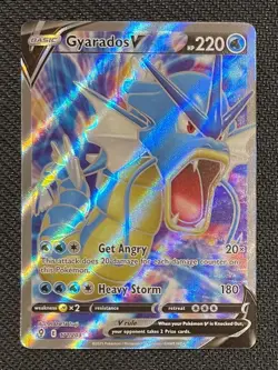 Pokemon TCG Gyarados V 171/203 SWSH Evolving Skies Full Art Ultra Rare NM - Image 1