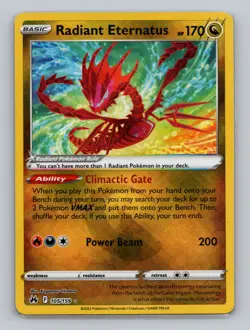 Radiant Eternatus #105/159 Radiant Rare Pokemon TCG Crown Zenith - Image 1