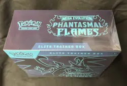 Phantasmal Flames Pokemon TCG ETB Elite Trainer Box New Factory Sealed - Image 3