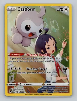 Castform #TG11/TG30 Ultra Rare Pokemon TCG SWSH11: Lost Origin Trainer Gallery - Image 1