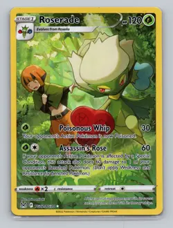 Roserade #TG02/TG30 Ultra Rare Pokemon TCG SWSH11: Lost Origin Trainer Gallery - Image 1