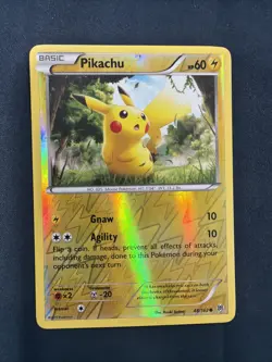 Pokemon TCG Pikachu XY Breakthrough 48/162 Reverse Holo Common LP - Image 1