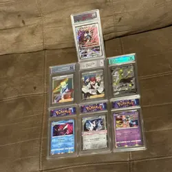 Pokemon Slabs Lot of 7 -Rainbow - VSTAR -Check it out!! - Image 1