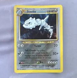 Pokemon Steelix 15/111 Neo Genesis Holo Rare Stage 1 110 HP 2000 English - Image 1