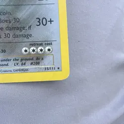 Pokemon Steelix 15/111 Neo Genesis Holo Rare Stage 1 110 HP 2000 English - Image 5