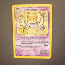 Pokemon Sabrina's Hypno Gym Challenge Uncommon Regular 56/132 70 HP Stage 1 2000 - Image 1