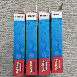 4 Pokemon TCG First Partner Pack Series 1 Illustration Collection Promo Boxes - Image 3