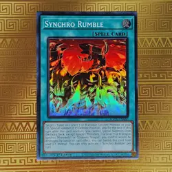 Synchro Rumble AGOV-EN060 Age of Overlord Super Rare 1st Ed NM Yu-Gi-Oh TCG - Image 1