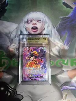 2026 ONE PIECE ADVENTURE ON KAMI'S ISLAND MONKEY.D.LUFFY SP BGS PRISTINE 10 - Image 1