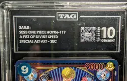 One Piece TCG | Sanji | SP | OP06-119 | Alt Art | TAG 10 - Image 3