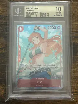 Alternate Art Nami One Piece 2022 Romance Dawn Japanese OP01-016 PRISTINE BGS 10 - Image 1