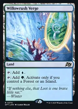 Willowrush Verge - Foil Prerelease Promo DFT LP MTG - Image 1