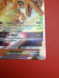 Pokemon Charizard VSTAR Ultra Rare Holo Swsh09 Brilliant Stars 018/172 2022 4 - Image 5