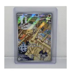 Pokemon Timburr 183/167 Twilight Masquerade Illustration Rare Full Art Holo - Image 1
