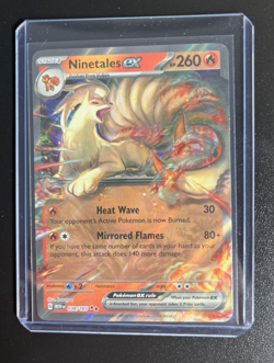 Pokemon TCG Ninetales EX 038/165 NM Full Art Pokemon 151 - Image 1