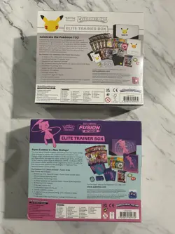 Pokemon TCG SWSH Fusion Strike & 25th Celebration ETB Box Sealed/New - Image 2