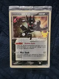 POKEMON CELEBRATIONS GRENINJA GOLD STAR PROMO SWSH144 SEALED - Image 1