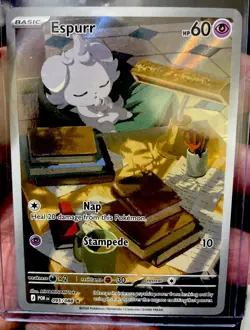 Pokemon Espurr IR Illustration Rare Full Art Near Mint Perfect Order 095/088 - Image 1