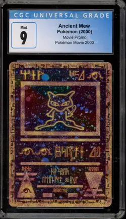 Pokemon Ancient Mew Movie 2000 Promo CGC 9 Mint - Image 1