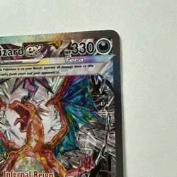 Pokemon Charizard ex Illustration Rare Full Art Holo Obsidian Flames 223/197 - Image 3