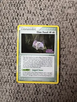 2006 Pokemon EX Holon Phantoms 91/110 Claw Fossil Reverse Holo LP Rare STAMPED - Image 1