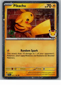 Pikachu (Pokemon Day 2026) 051/162 NM - Image 1