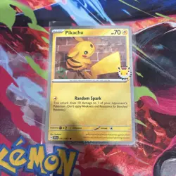 Pikachu Pokemon Day 2026 051/162 30th Anniversary Promo Pokemon TCG MINT - Image 1