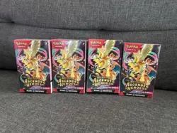 Pokemon TCG Ascended Heroes Booster Bundle Lot of 4 Sealed FROM POKEMON CENTER - Image 1
