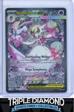 2025 Pokemon Mega Evolution #178 Mega Gardevoir ex Special Illustr Rare BNA826 - Image 1