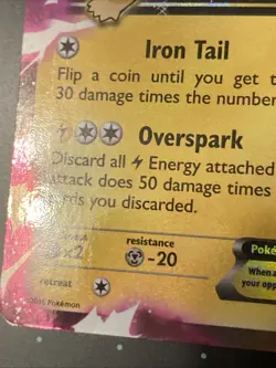 Pikachu EX Promo Holofoil XY Promos XY84 MP Pokemon TCG **DESC** - Image 5