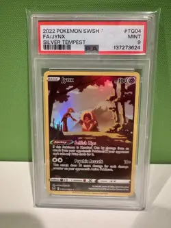 2022 Pokemon SWSH FA/JYNX TG04/TG 30 Silver Tempest PSA 9 - Image 1