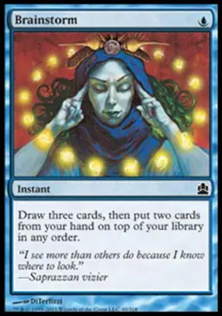 Brainstorm - Light Play MTG Commander - Image 1