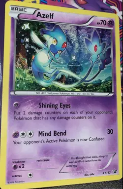 Pokemon TCG Azelf Black Star Promos XY142 Holo Promo - Image 1