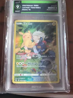 2022 Pokemon SWSH Lost Origin Trainer Gallery Pikachu #TG05/TG30 PSA 9 - Image 1
