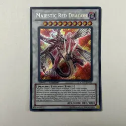 YUGIOH MAJESTIC RED DRAGON CT07-EN001 SECRET LIMITED ED NM - Image 1