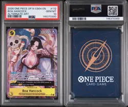 One Piece TCG Boa Hancock OP14-112 (Alternate Art) The Azure Sea's Seven PSA 10 - Image 3