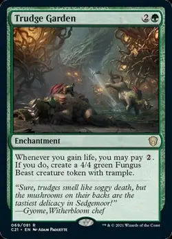 Trudge Garden - Light Play MTG Commander 2021 Strixhaven - Image 1