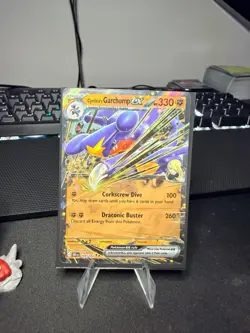 Pokemon TCG Destined Rivals Cynthia's Garchomp EX Card 104/182 - Image 1