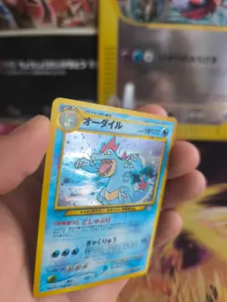 Pokemon Karte Card Impergator Feraligatr Neo Genesis 2000 Holo Wotc japanese NM - Image 3